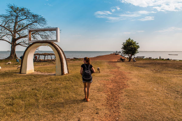 Hiking in the Gambia is hot but fun