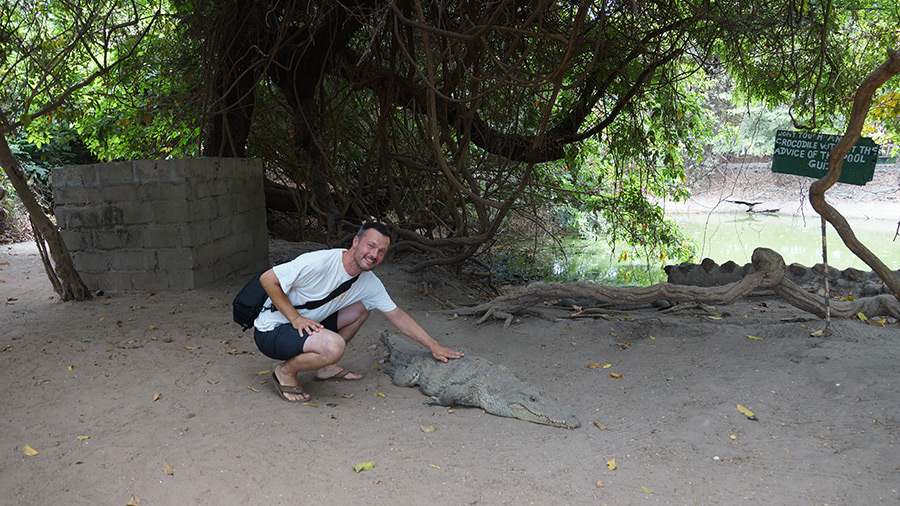 Visit the crocodile pond